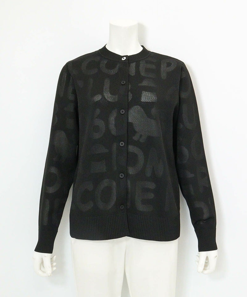 シアー柄カーディガン（ブラック）