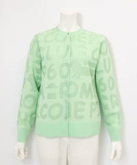 シアー柄カーディガン（ライトグリーン）