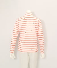  UV速乾ボーダーカノコプルオーバー後（オレンジ）