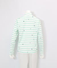  UV速乾ボーダーカノコプルオーバー後（グリーン）