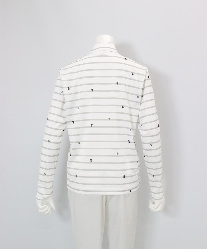  UV速乾ボーダーカノコプルオーバー後（ライトグレー）