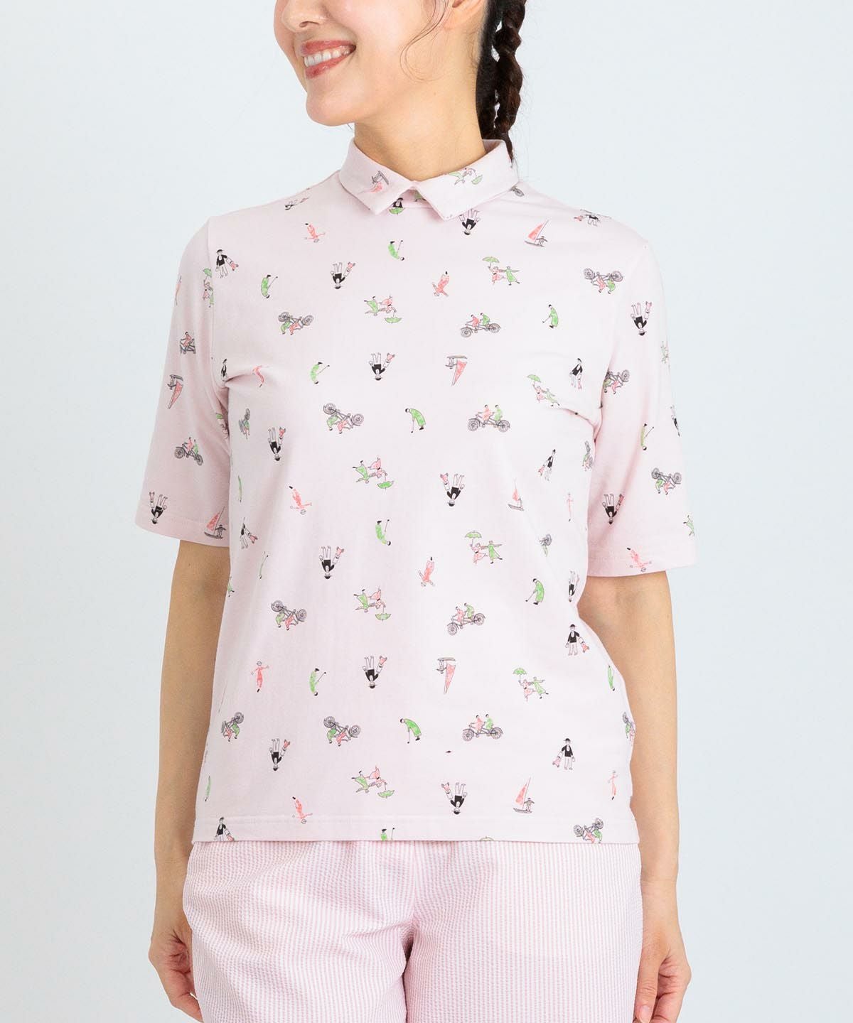 モデル着用画像（ピンク）