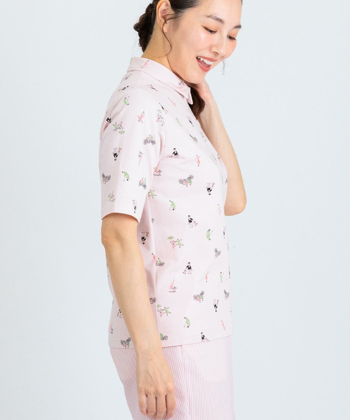 モデル着用画像（ピンク）