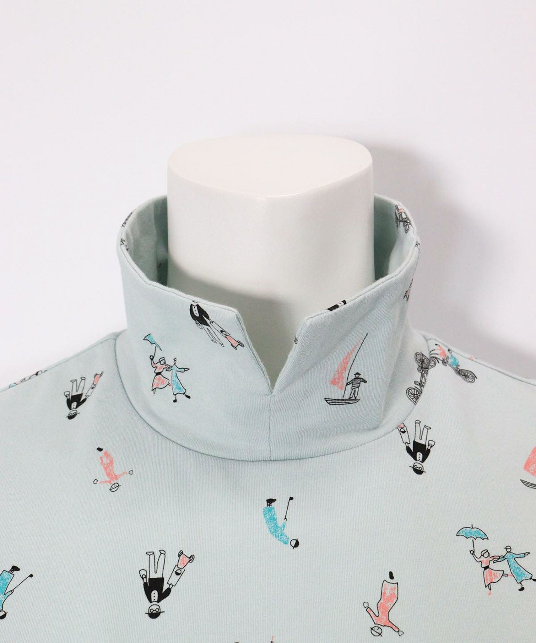 襟元(ライトグリーン)