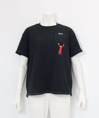 ワッフル地UVプルオーバー（ブラック）