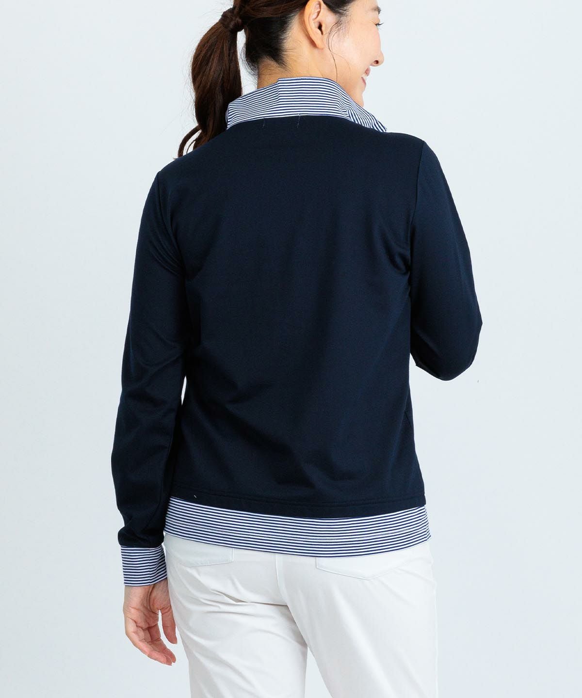 モデル着用画像(ネイビー)