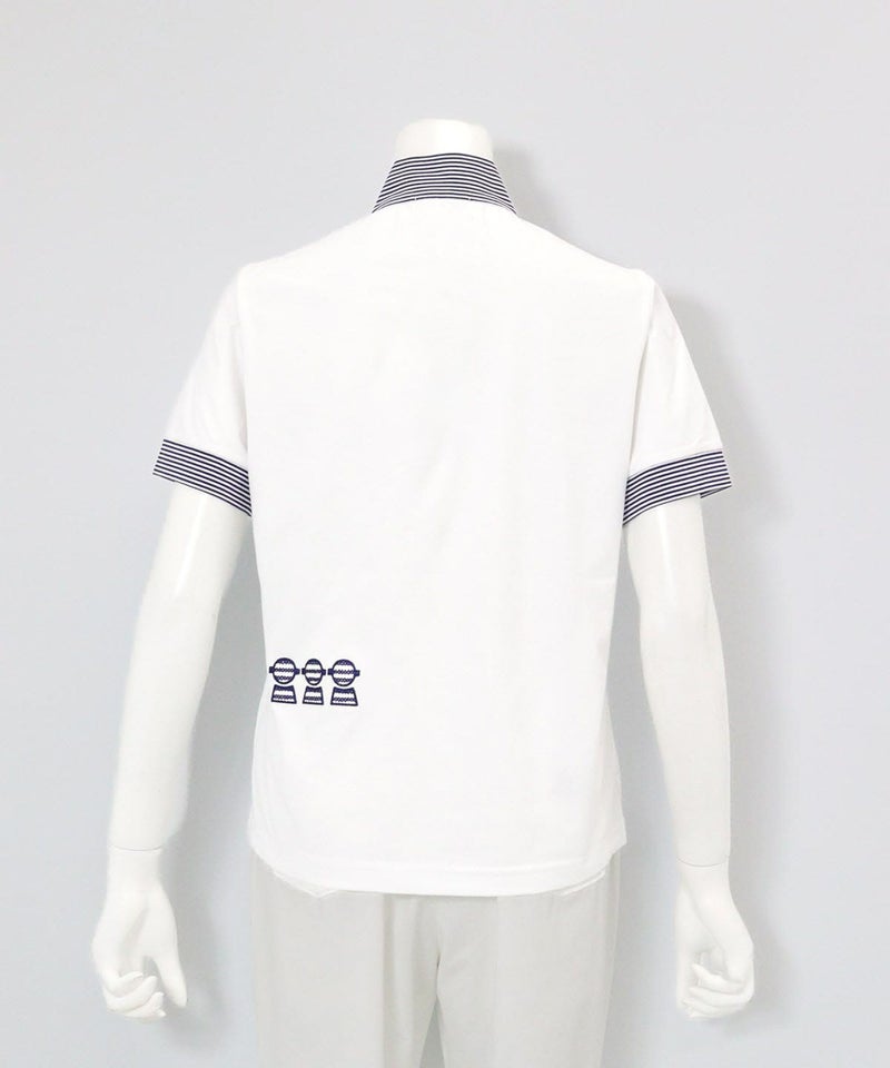 UV速乾ハーフジッププルオーバー後（ホワイト）