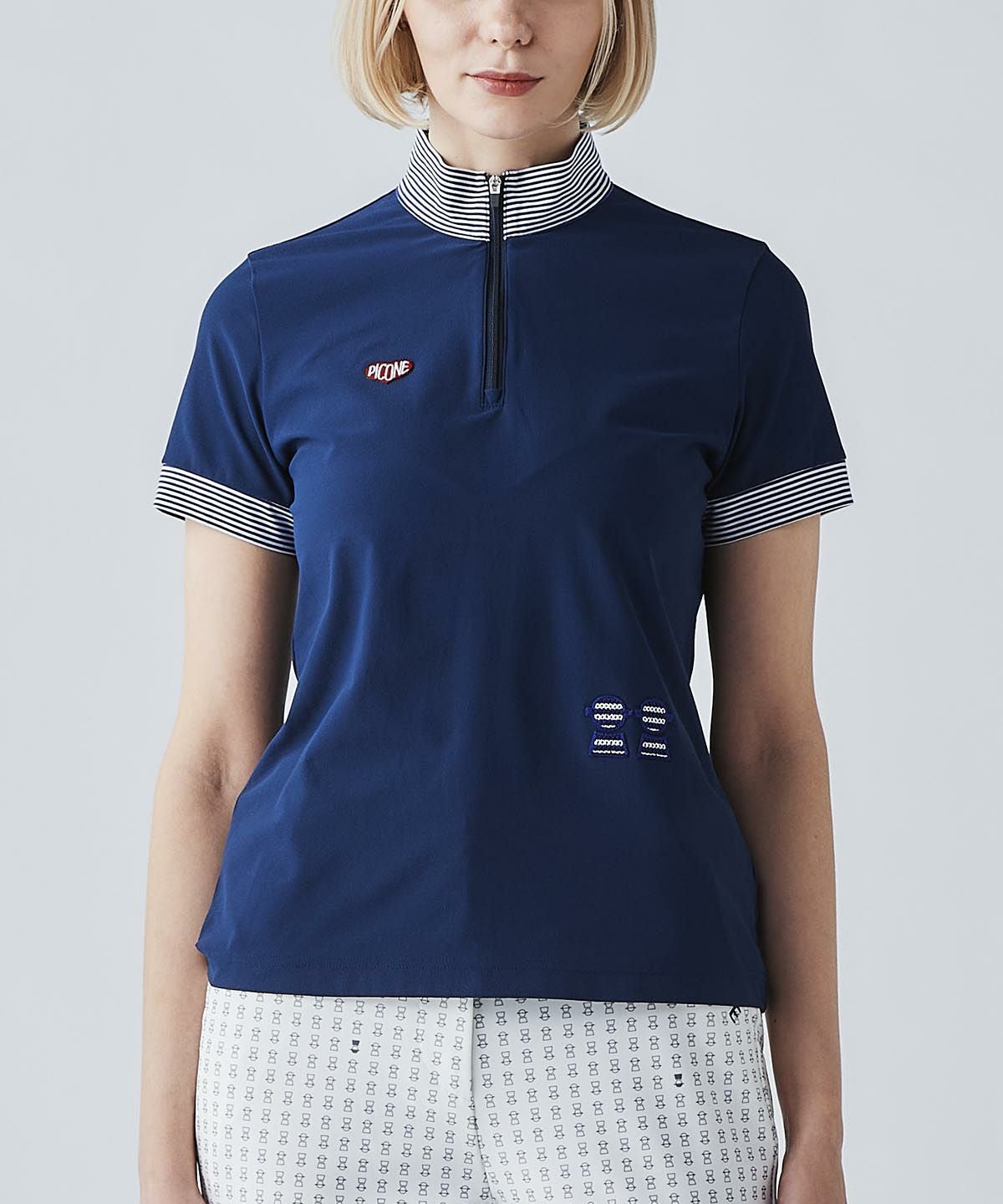 PICONE CLUB ピッコーネ ハーフジップUVダンボールプルオーバー UV速乾ハーフジッププルオーバー|ピッコーネクラブ - ゴルフウェアや