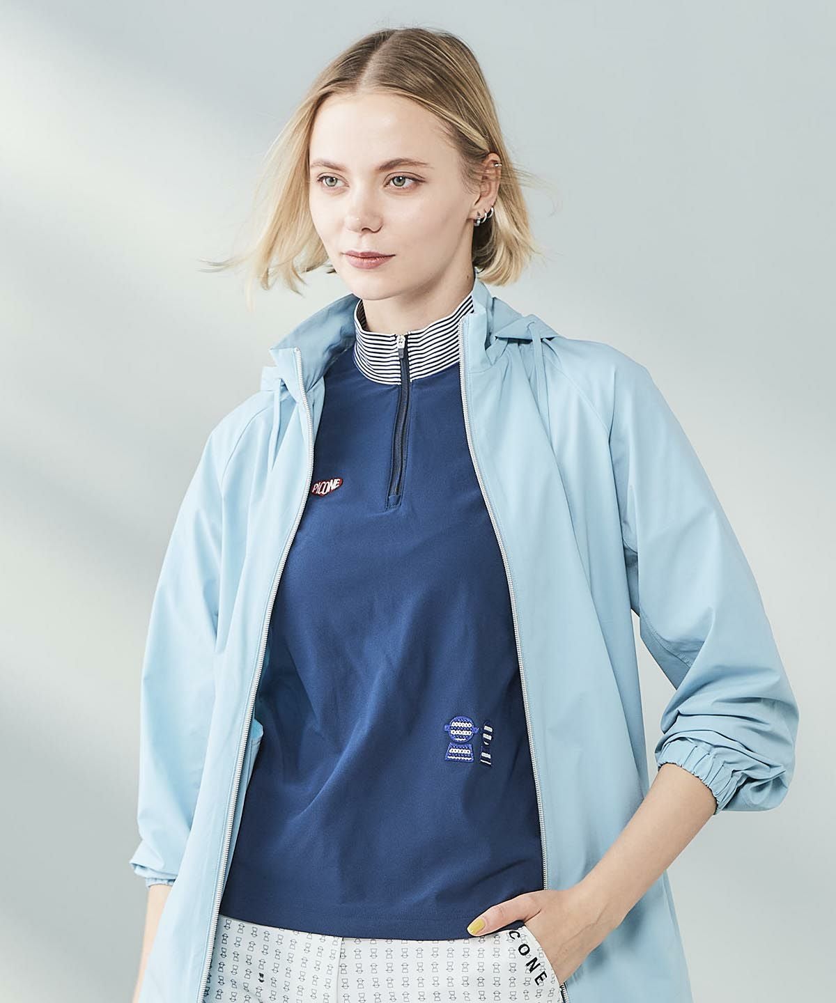 モデル着用画像（ネイビー）