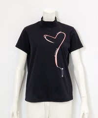 ハートプリントプルオーバー（ネイビー）