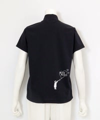 ハートプリントプルオーバー後（ネイビー）