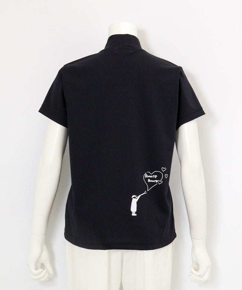 ハートプリントプルオーバー後（ネイビー）