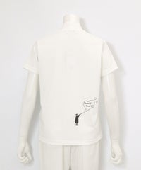 ハートプリントプルオーバー後（ホワイト）