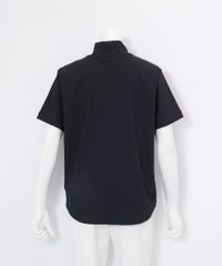 ミュージアム柄UV冷感プルオーバー後(ブラック）