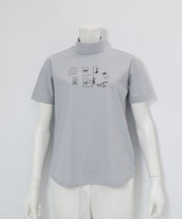 ミュージアム柄UV冷感プルオーバー(ライトグレー)