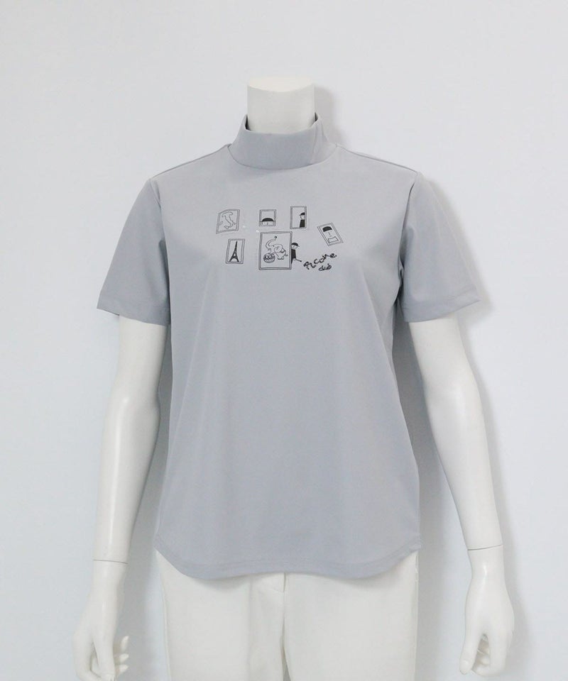 ミュージアム柄UV冷感プルオーバー(ライトグレー)