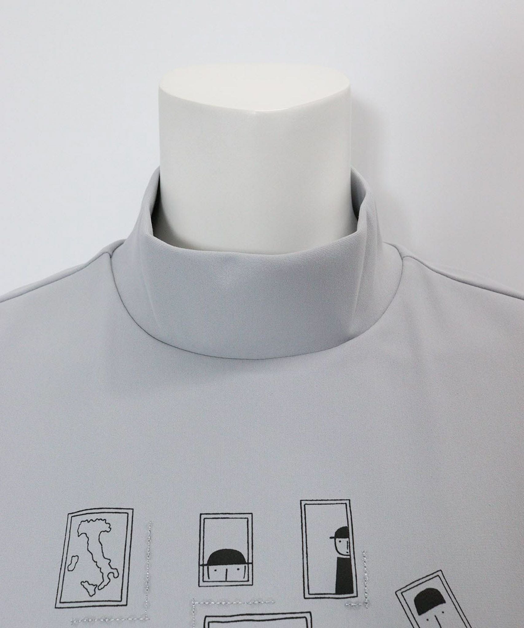 首元(ライトグレー)