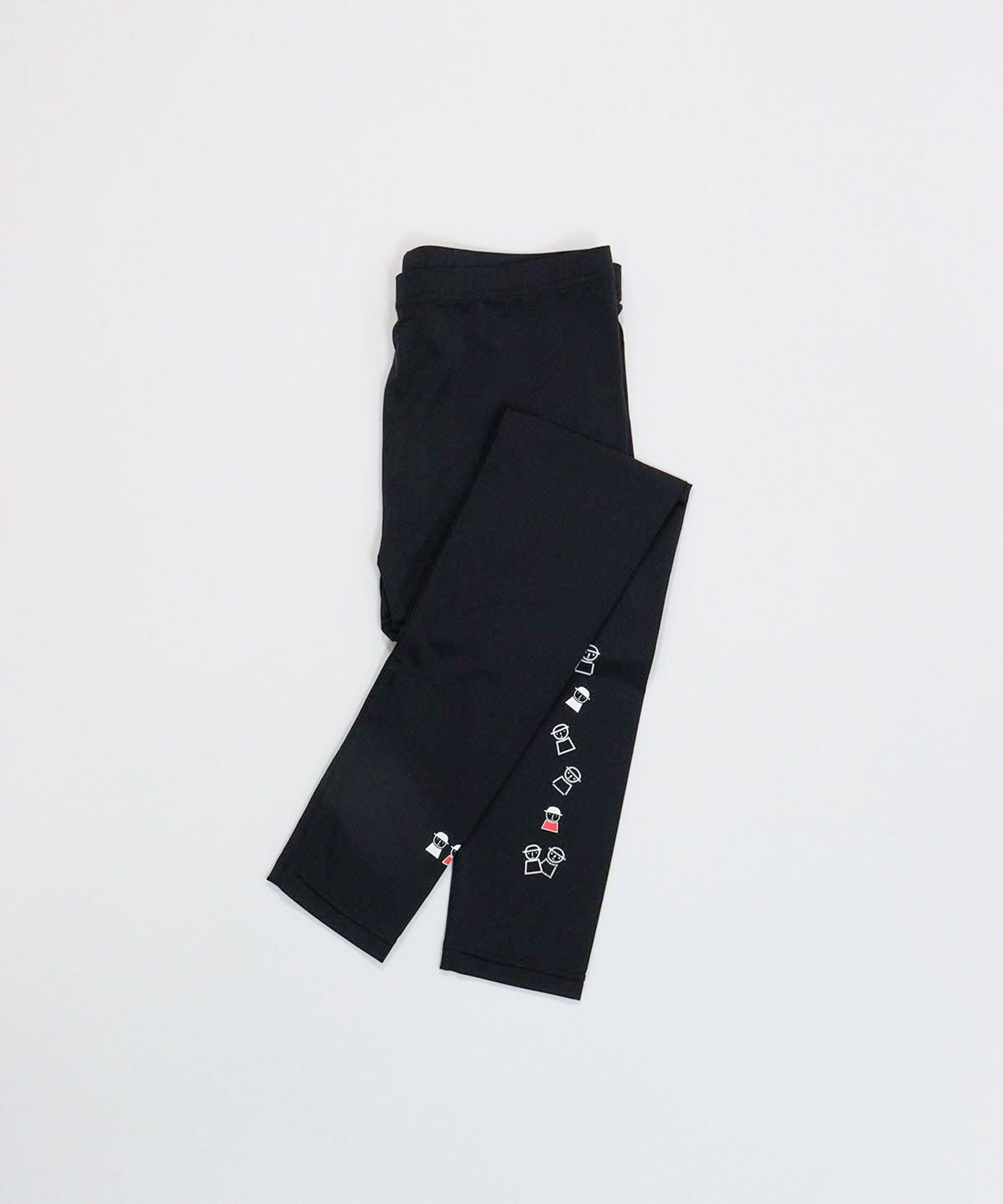 ピコ柄UV冷感レギンス（ブラック）