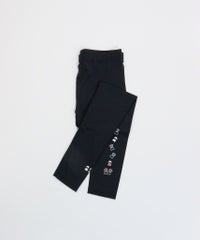 ピコ柄UV冷感レギンス（ブラック）