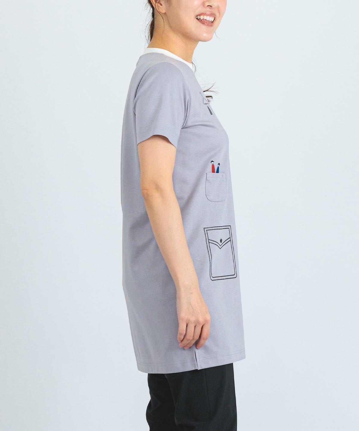 モデル着用画像（ライトグレー）