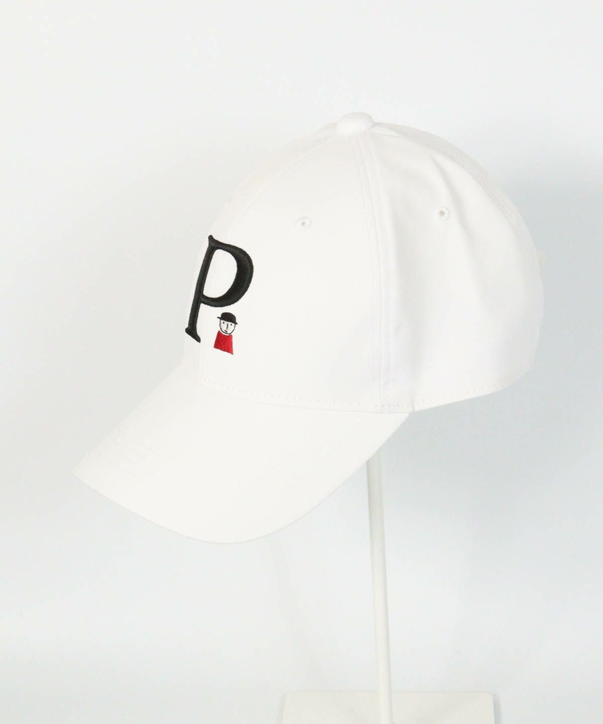 Pロゴ撥水キャップ（ホワイト）