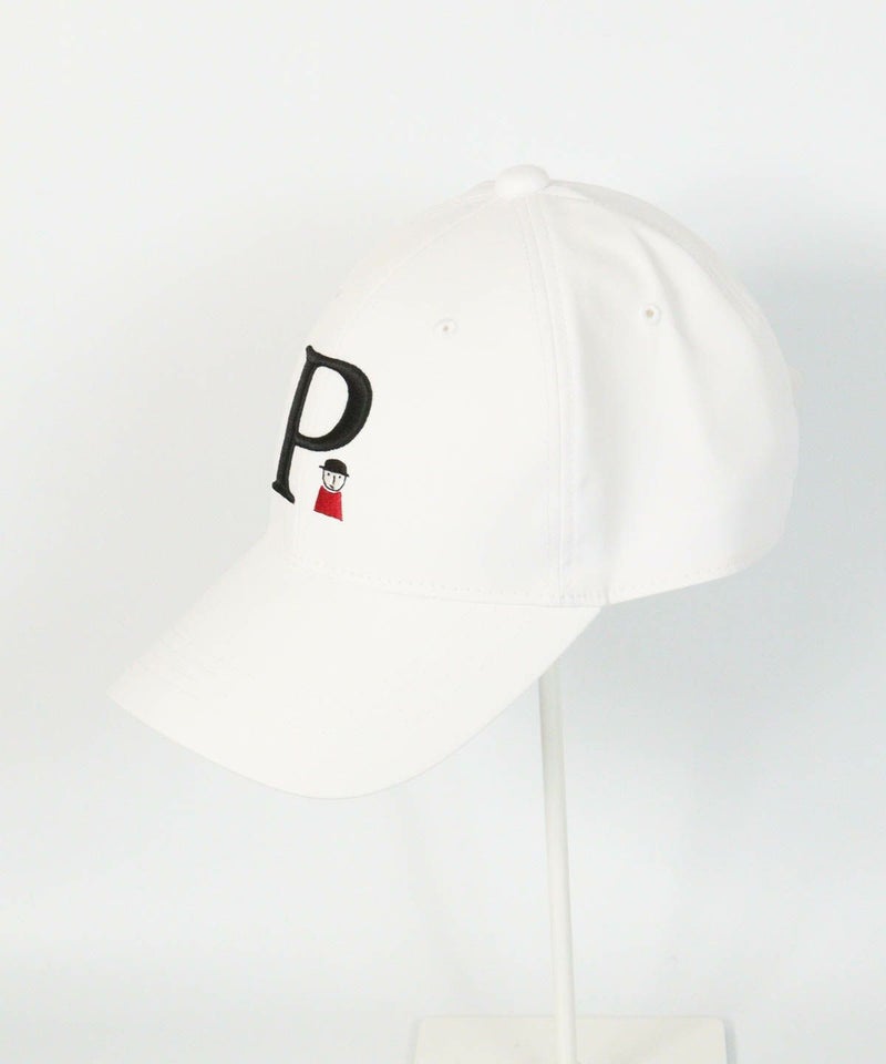Pロゴ撥水キャップ（ホワイト）