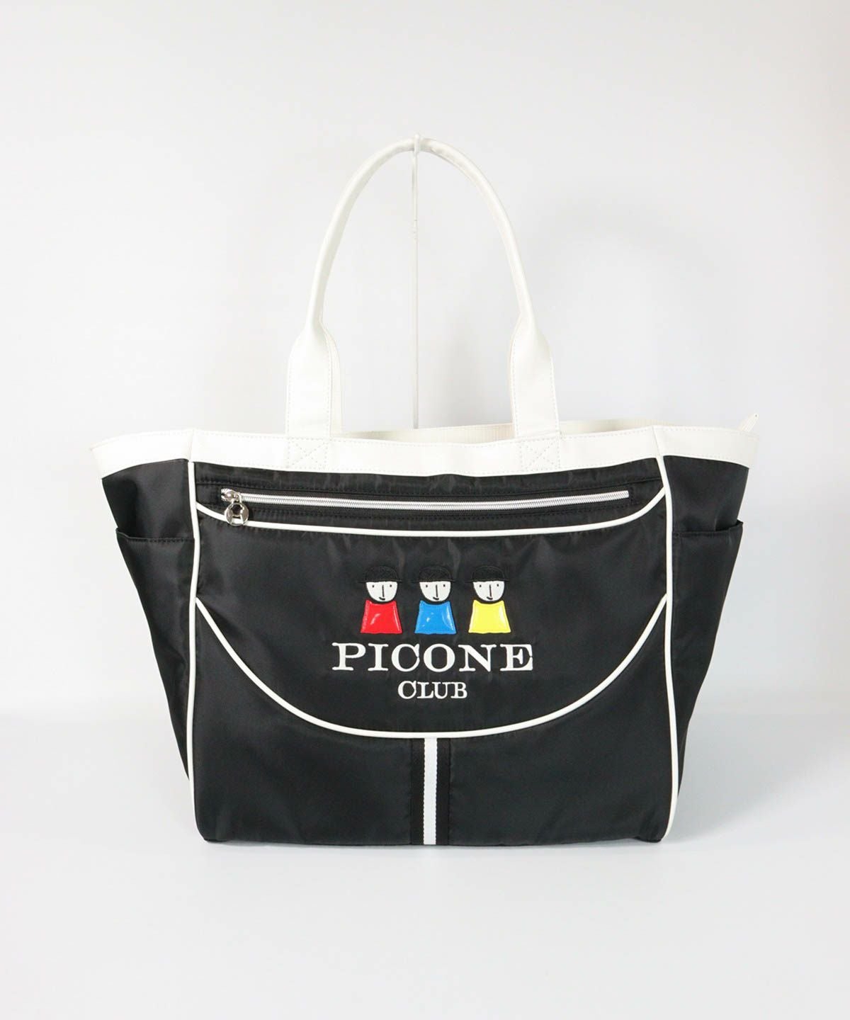 モノトーンボストンバッグ（ブラック）