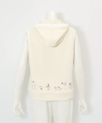 フード付UVダンボールベスト後（ベージュ）