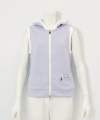 フード付UVダンボールベスト（ブルー）