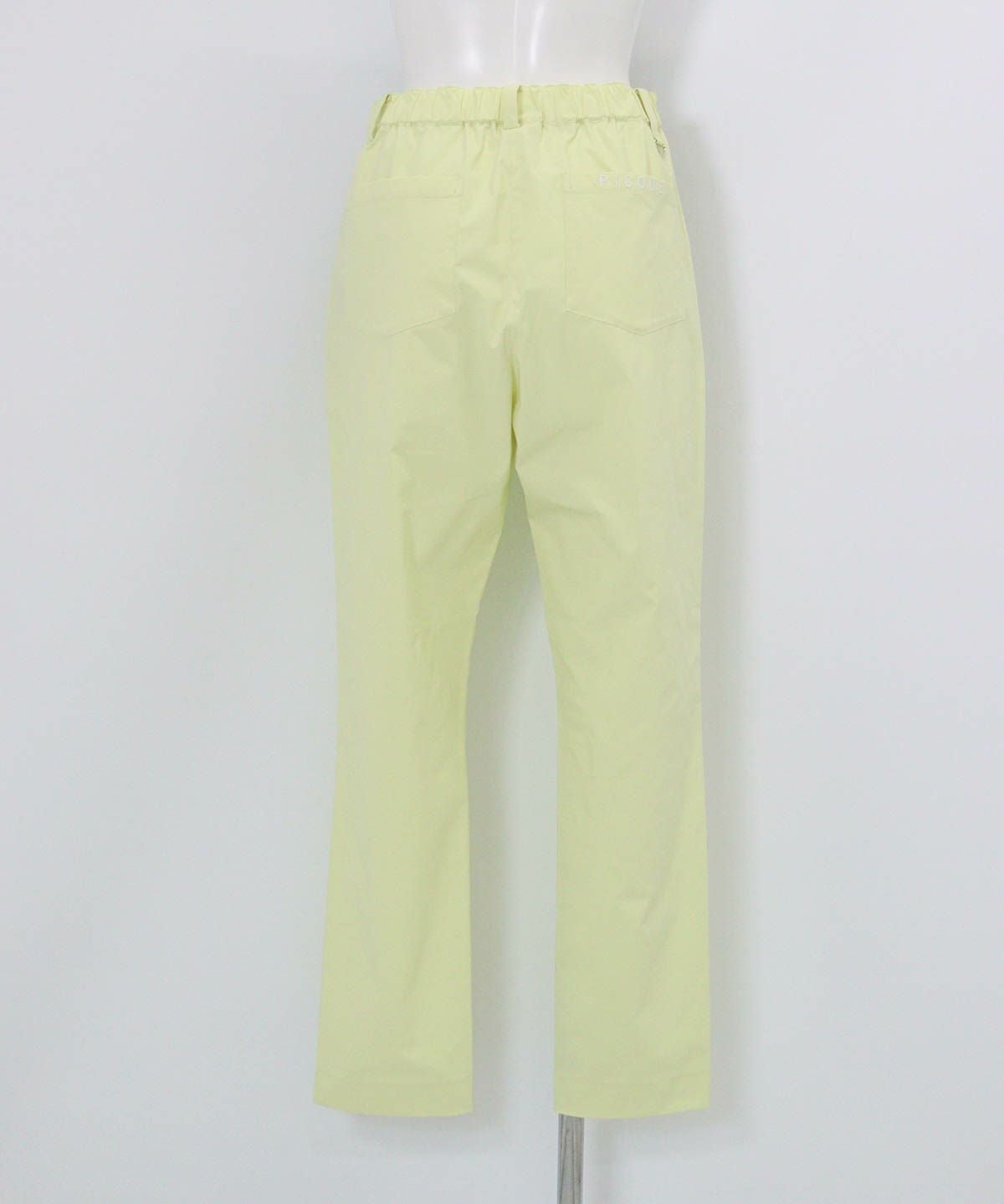 UV冷感スパンライクチノパンツ後（イエロー）