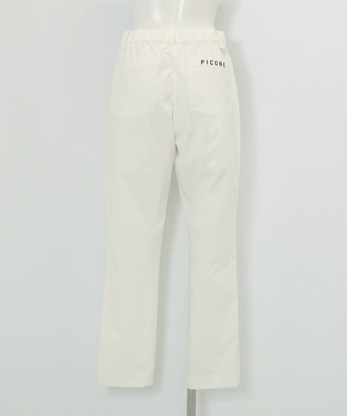 UV冷感スパンライクチノパンツ後（ホワイト）