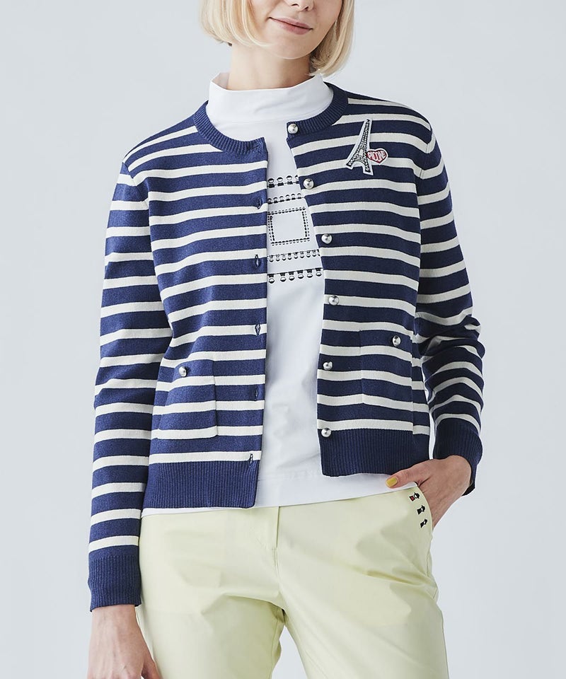 モデル着用画像（ネイビー）