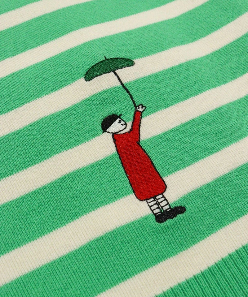 ピコ刺繍（グリーン）