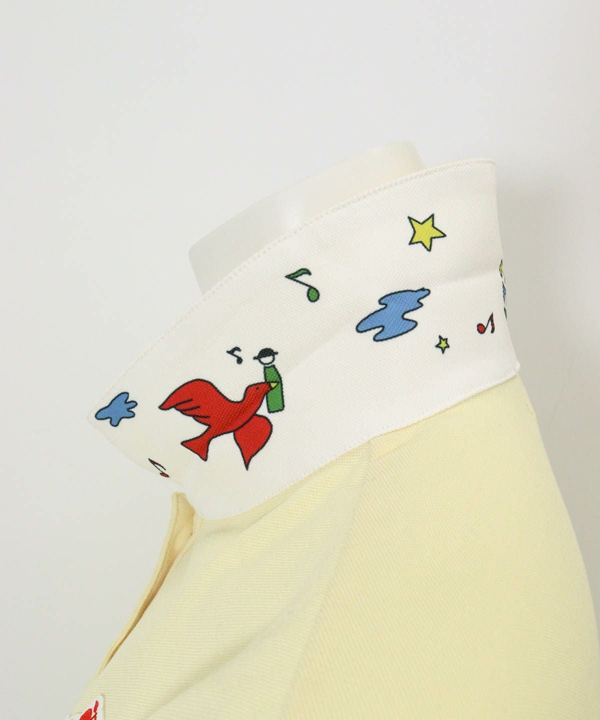 襟裏横（イエロー）