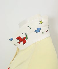 襟裏横（イエロー）