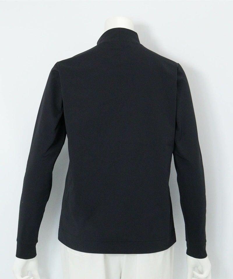 UV速乾ピコスクエア柄プルオーバー後（ブラック）