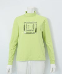 UV速乾ピコスクエア柄プルオーバー（イエロー）