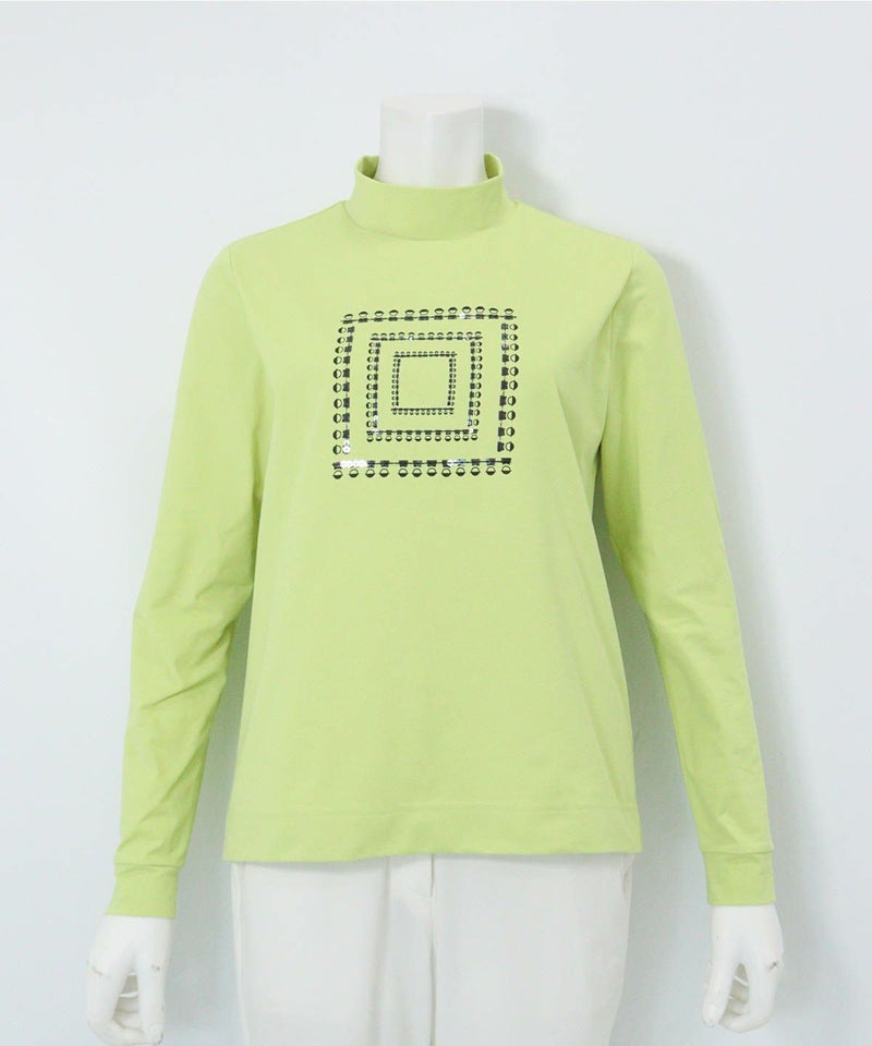 UV速乾ピコスクエア柄プルオーバー（イエロー）