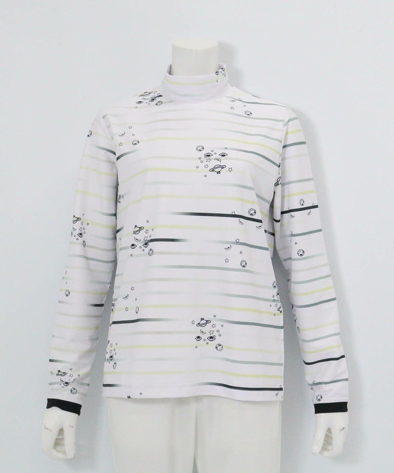 マルチボーダー総柄プルオーバー（グレー）