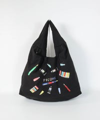 ワンハンドルバッグ＜Large＞(ブラック)前