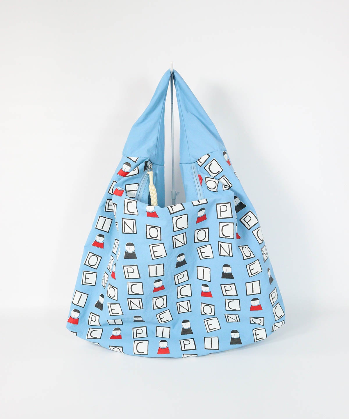 ワンハンドルバッグ＜Large＞(ブルー)前