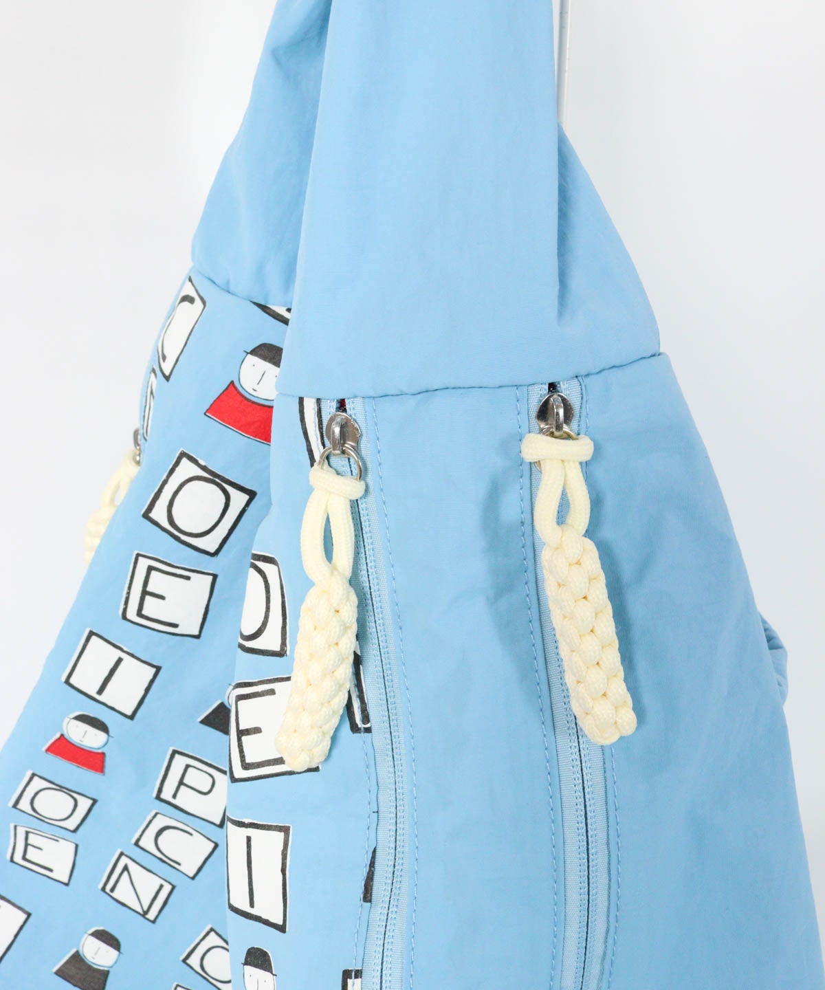 ファスナー部分(ブルー)