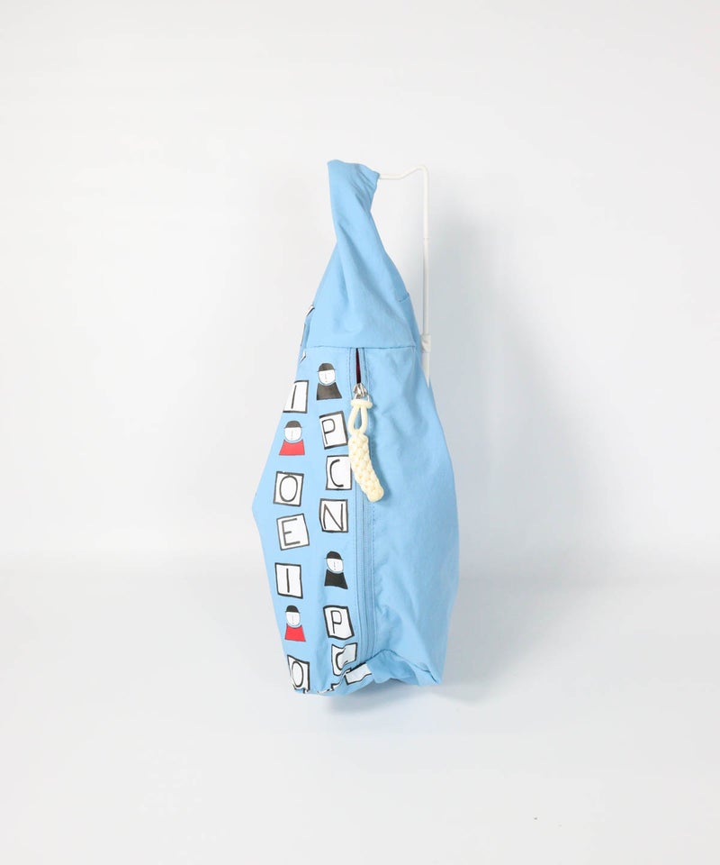 ワンハンドルバッグ＜Medium＞(ブルー)横