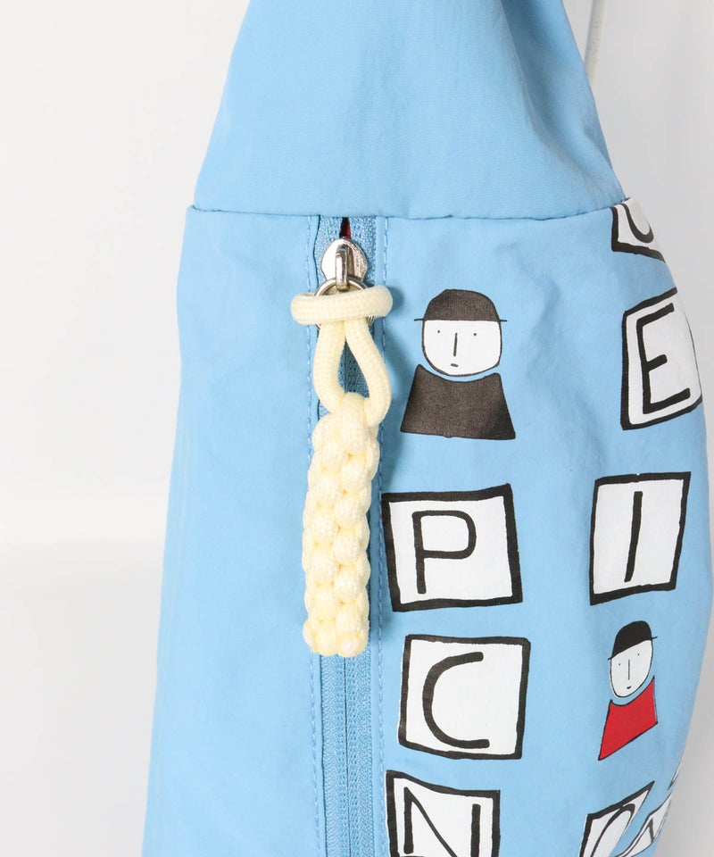 ファスナー部分(ブルー)