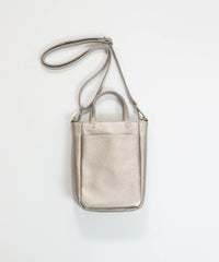 カードポケット付きショルダーバッグ(グレー)後ろ