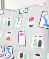 バッグ表面デザイン（ライトグレー）