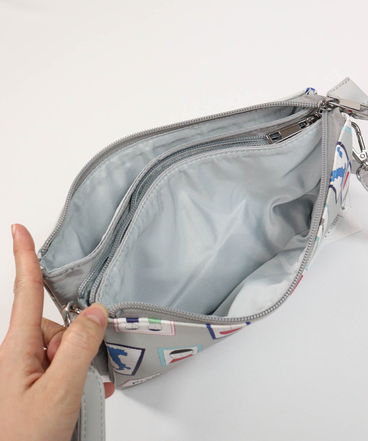 バッグ内部２（ライトグレー）