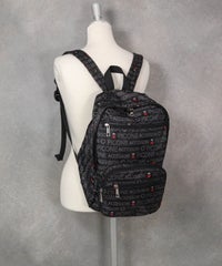 折りたたみリュック（ブラック）前