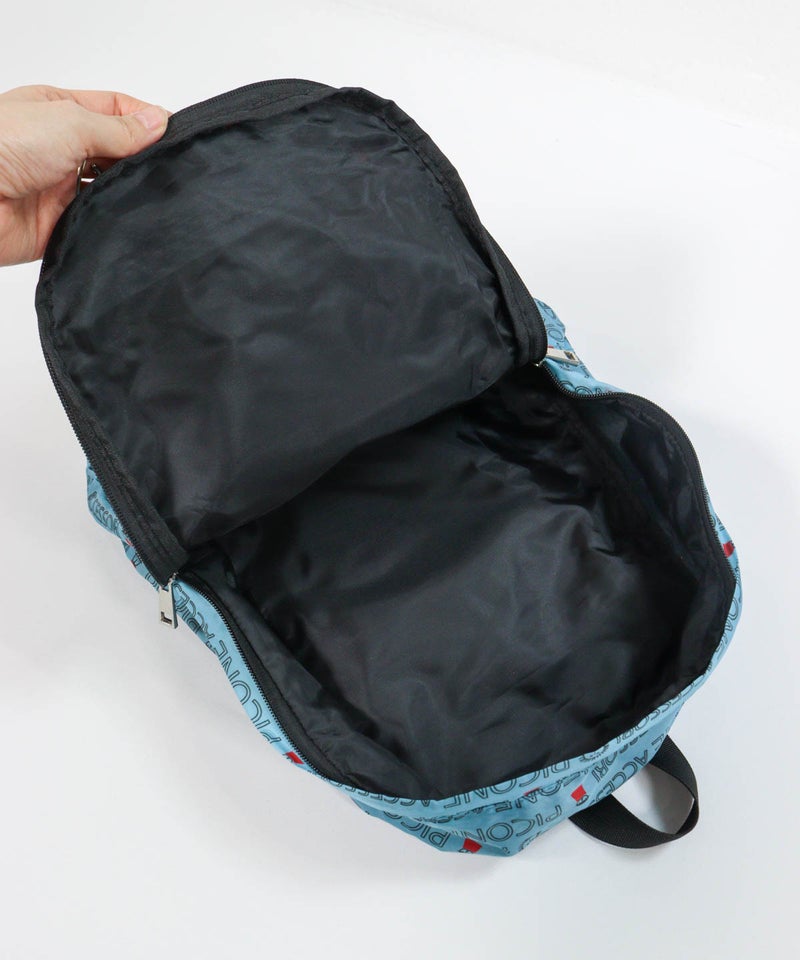 リュック開きイメージ（ブルー）