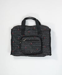 折りたたみボストンバッグ（ブラック）前